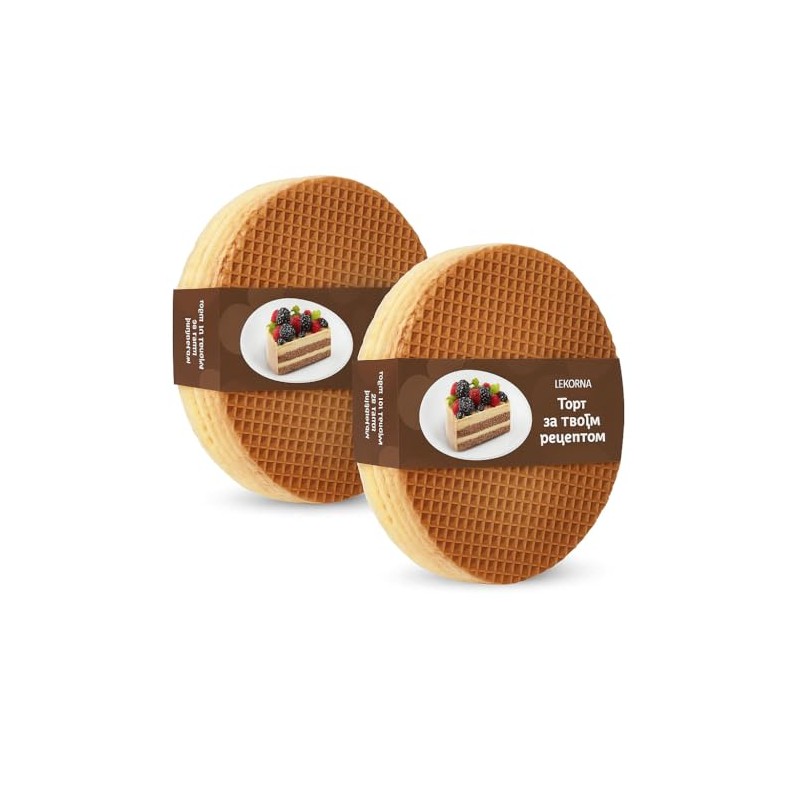 2 pack Tort Wafers Cocoa 80g each
