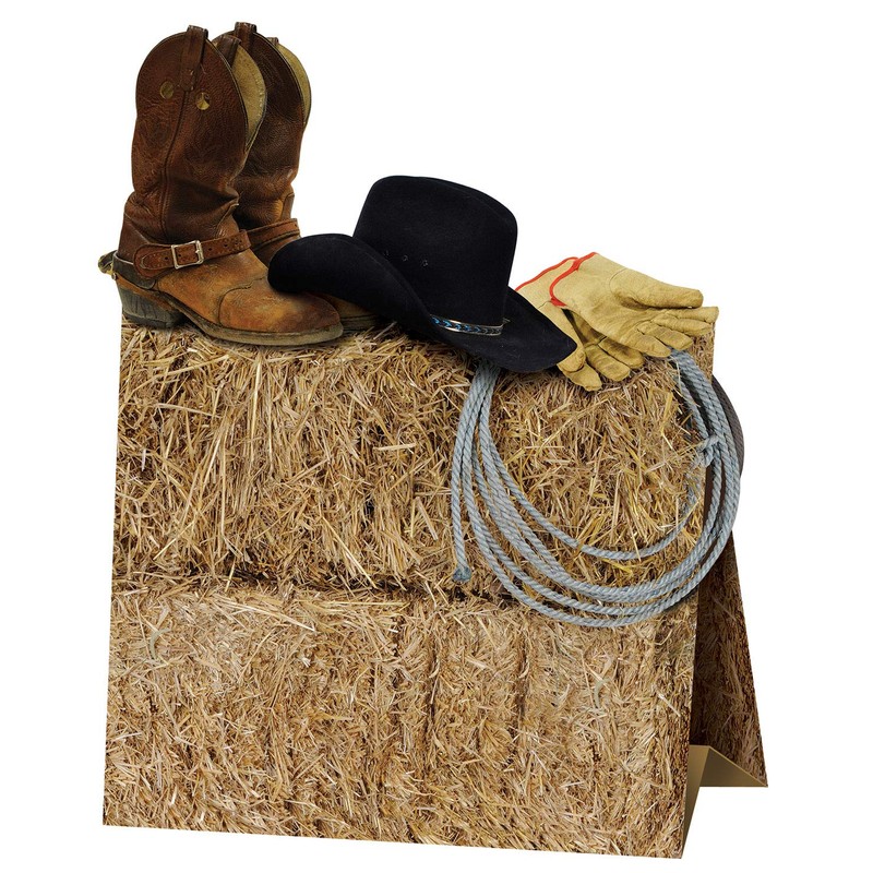 Beistle 3-D Western Centerpiece, 9.5" Tall - Desert-Themed Table Decoration,