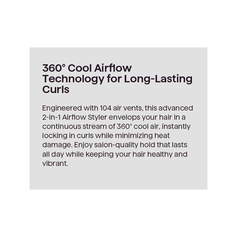 Wavytalk Whirlwind 2-in-1 Hair Styler – 360° Airflow Curler &