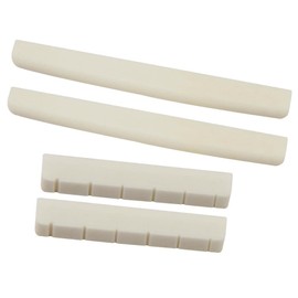 Sharplace Buffalo Bone Saddle Bridge Nut Bridge Set for Classic Guitars Set of 2