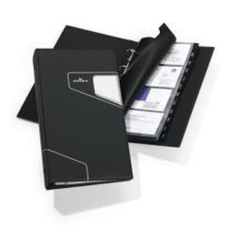 Durable Visifix Pro Business Card Holder - Grey