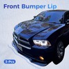 HECASA 3Pcs Front Bumper Lip Compatible with 2011-2014 Dodge Charger