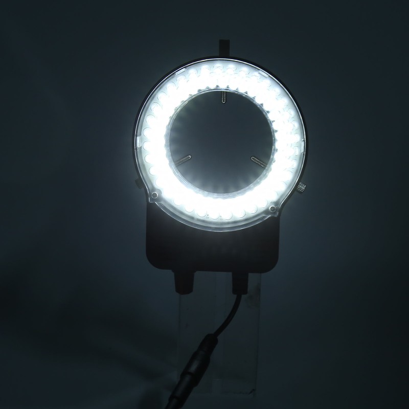 Microscope Ring Light 52 LED Beads Adjustable Easy Mounting Ring