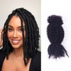 MayTsing Spring Twist Bulk Human Hair for Crochet, Spring Twists,