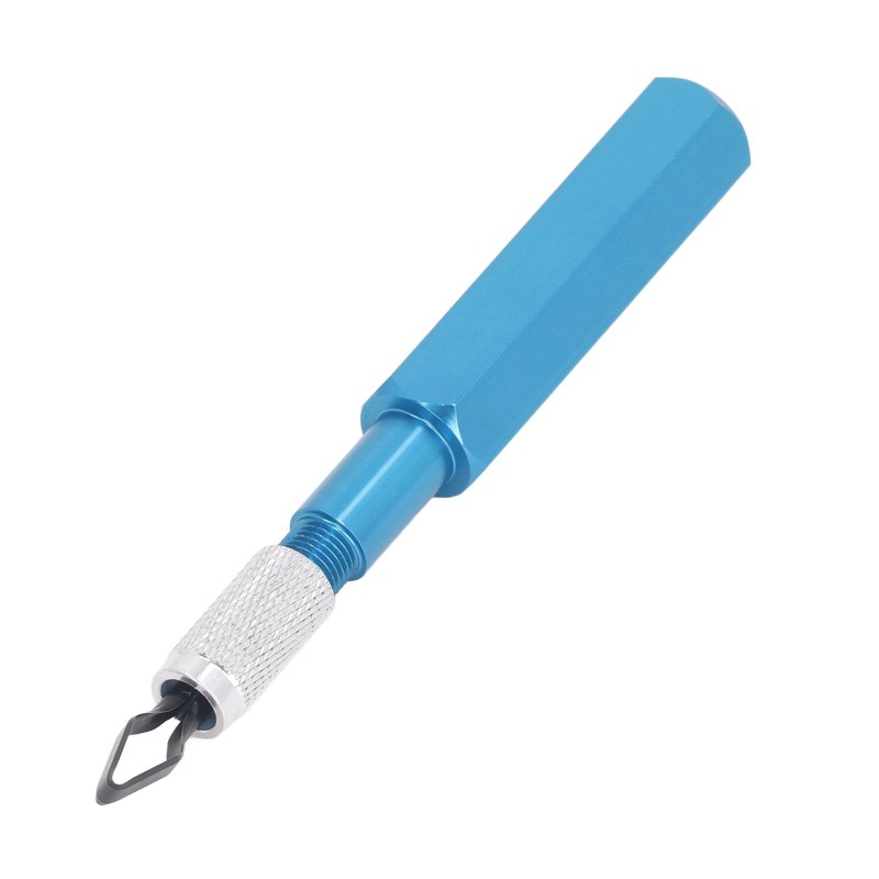 2 Set Floor Skiving Knife 4Pcs HSS Blades Aluminum Alloy