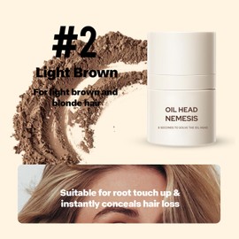 Hair Volume Powder, Hairline Powder Instantly Conceals Hair Loss, Root Touch Up Hair Powder Men and Women, Hair Texture Powder Styling Powder, Hair Flussy Powder10g (0.35 oz) (White)