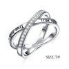 FLYOW Purity Ring S925 Sterling Silver True Love Waits Infinity