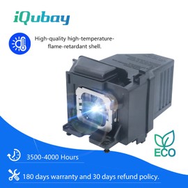 iQubay LMP-H280 Original Projector Lamp Bulb for Sony VPL-VW665ES VPL-VW570ES VPL-VW590ES VPL-VW675ES VPL-VW695ES VPL-VW515ES VPL-VW520ES VPL-VW528ES VPL-VW550ES VPL-VW55ES VW-570ES with Housing