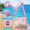 Shyllin Beach Toy Bag, Children's Bath Bag, Mesh Beach Bag,