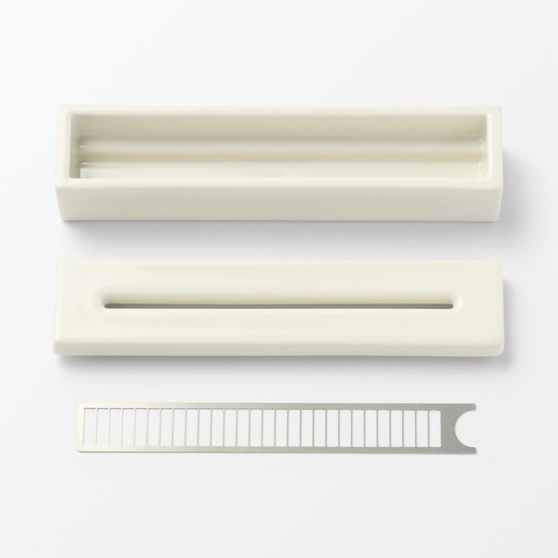 Muji 84465345 Incense Plate, Approx. 4.1 x 0.9 x 0.9