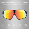 ROCKBROS Polarized Sports Sunglasses HD Glasses Neon Lens UV400 TR90