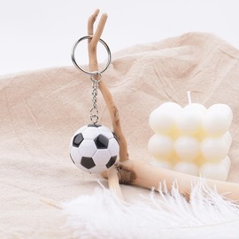Soccer Keychain Gifts for Soccer Coach Soccer Player Soccer Party Favors for Boys Girls End of Season Soccer Gifts for Players Football Soccer Ball Keychain Accessories for Women Men
