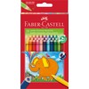 FABER-CASTELL 116524 - Jumbo Buntstifte dreikant, 5.4 mm, 24er Karton