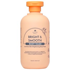 Nature Spell Bright & Smooth Body Wash, Brightening and Resurfacing for All Skin Types, with Vitamin C, AHA Fruit, Allantoin, Vegan, 320ml