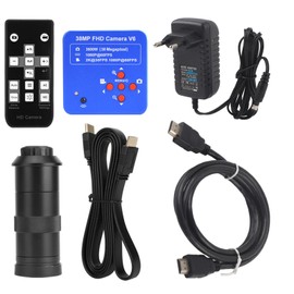 38MP HDMI USB Industrial Video Microscope Camera with 100X Lens Set