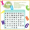 Tenare 268 Pcs Bulletin Board Letters Alphabet Letters Numbers and