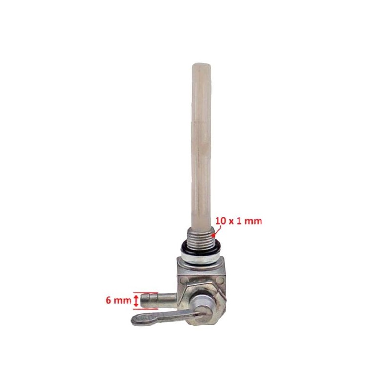 Fuel Tap M10 x 1 Outlet Left without Water Bag