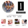 MISUD Press on Nails - Long Stiletto Glue on Nails