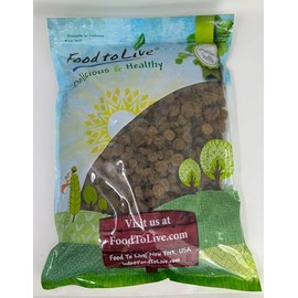 Food to Live California Jumbo Golden Raisins, 10 Pounds – Seedless, Sun-Dried, No Added Oil, No Added Sugar, Kosher, Vegan, Raw, Bulk