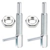 PATIKIL Retractable Indexing Plunger Pin, 2 Pcs M8x1.25 Carbon Steel