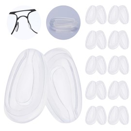 MYCOURAG 10 Pairs Replacement Silicone Rubber Nose Pieces Compatible with Oakley Feedback/Holbrook Metal/Crosshair New 2012/Gauge 6/Gauge 8 M/Gauge 8 L/Blender/Deviation/Tincan/Tie Breaker Sunglass