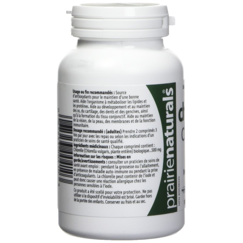 Prairie Naturals Prairie Naturals Organic Chlorella Broken Cell Wall Tablets