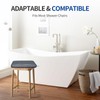 Anycosy Shower Seat Cushion Waterproof,Bathtub Cushion for Transfer Benches,Slip-Resistant 3D