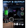 DARKBEAM UV Flashlight 365nm Black Light, 6xLED Quad-core Rechargeable Powerful
