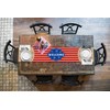 ALIBBON Large Patriotic Table Runner, 4th of July Table Runner,