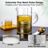 TEEMADE 2 Packs Extra Large Tea Filters for Loose Leaf
