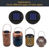 Solar Replacement Lid 8 cm for Solar Light Outdoor Lanterns,