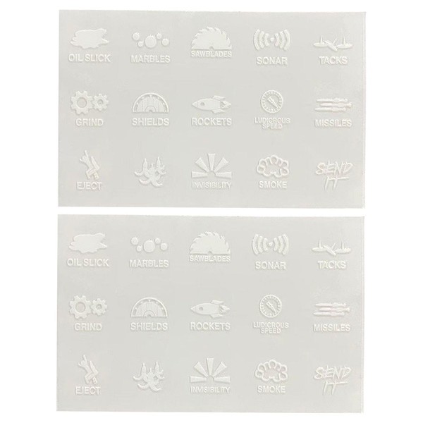 2 Sheets Car Stickers, Dashboard Switch Stickers, Car Button Decals,