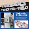Glarks 100pcs M3 M4 M5 M6 M8 M10 M14 Square