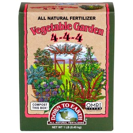 Down to Earth Organic Vegetable Garden Fertilizer 4-4-4, 1lb