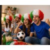 Peluca Tricolor México Mundial Para Fiestas Y Disfraces