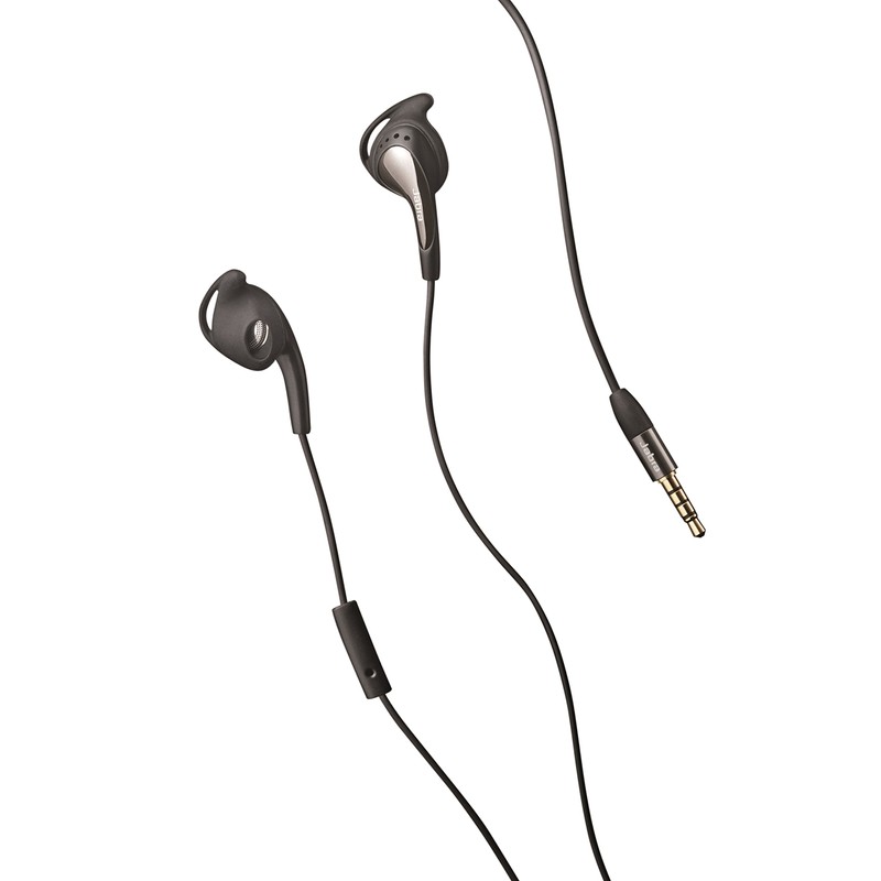 Jabra Active Corded Sports In-Ear Headphones with Mic/Remote – Black