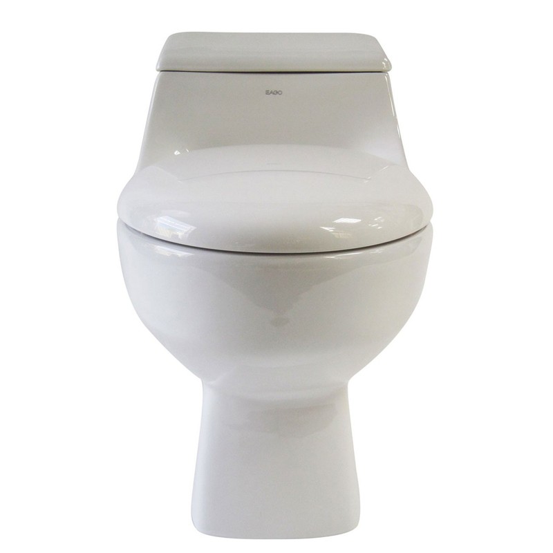EAGO R-108SEAT Replacement Soft Closing Toilet Seat for TB108, White,