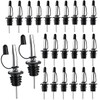24Pcs Speed Pourer Mouth with Tapered Mouth and Cap Stainless
