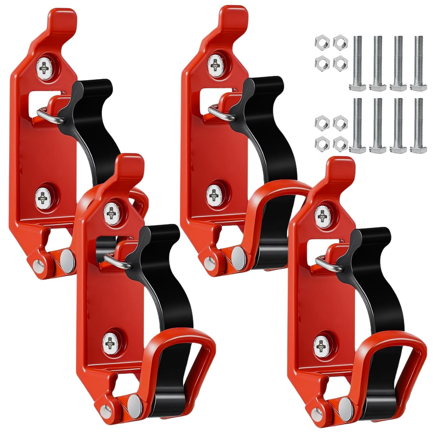 Pack of 4 Shovel Holders for Roof Racks, Roof Rack Accessories with ...