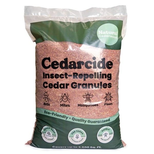 Cedarcide Lawn, Home & Garden Cedar Granules | Repels Fleas,