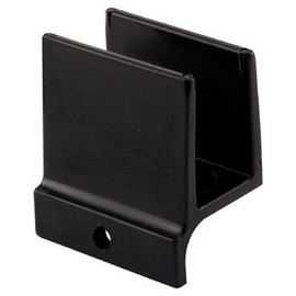 Prime-Line Products 194340 Shower Door Bottom Guide, Black