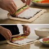 THY COLLECTIBLES Sushi Making Rolling Mat Natural Bamboo 9.5" x
