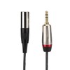 3.5mm Male to Mini XLR 3pin Male Audio Cable Adapter