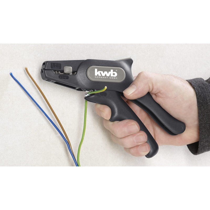 KWB Automatic Wire Stripper, 5 to 12 mm Stripping Length