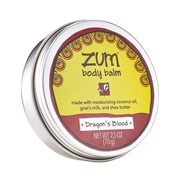 Zum Indigo Wild Body Balm - Body Moisturizer for Women & Men - Includes Goat's Milk, Shea Butter & More - Natural Skin Moisturizer - Dragon's Blood Scent - 2.5 oz