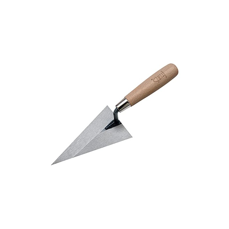 Nespoli Masonry Trowel with Point, Acute, FSC Handle, 14 cm