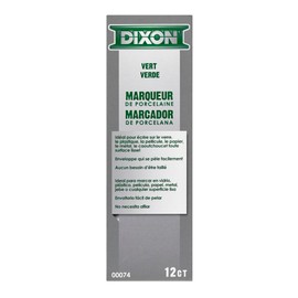 Dixon® Phano® Nontoxic China Markers, Green, Presharpened, Pack of 12