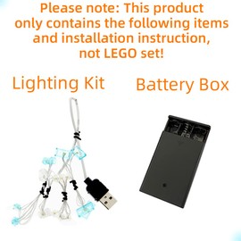 GEAMENT LED Light Kit for Architecture Skylines Dubai - Compatible with 21052 Building Blocks Model (Model Kit Not Included)