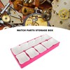 Watch Parts Storage Box 5 Compartments Portable Dustproof Multipurpose Watch