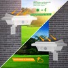 KEENZO Solar Gutter Lights - Bright Solar Powered led Fence
